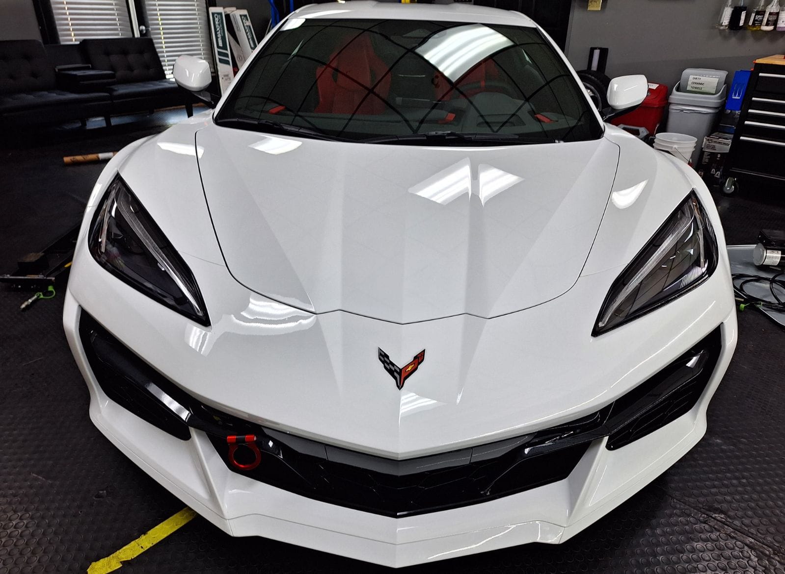 Ceramic Coating on Corvette